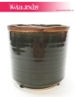 Osłonka Ceramiczna Cylinder Zielona zwężana u dołu