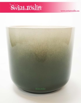 Osłonka Ceramiczna Zielona Cylinder obła u dołu