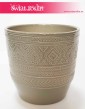Osłonka Ceramiczna Bura We Wzorki