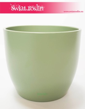 Osłonka ceramiczna jasna zielona gładka - Texas